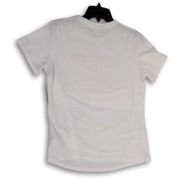 NWT Womens White Graphic Print Short Sleeve Crew Neck T-Shirt Size M alternative image