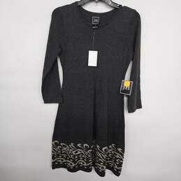 Charcoal Sweater Dress