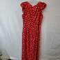 Lulus Red w White Floral Print Jumpsuit Size M image number 2
