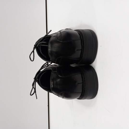 Buy the Men's Black 'Merrick 001' Leather Oxford Shoes Size 10.5 D ...
