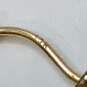 10K Gold Single Hoop Earrings 3.6g image number 6
