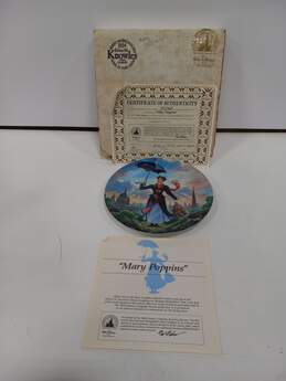 Edwin M Knowles Disney Mary Poppins 1989 Collectable Plate