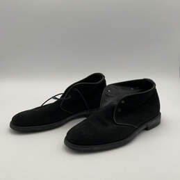 Mens Carlos Black Suede Round Toe Weatherproof Lace-Up Chukka Boots Size 10 alternative image