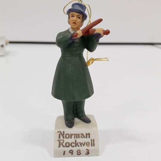 Vintage Assorted 6 Norman Rockwell Ornaments image number 5