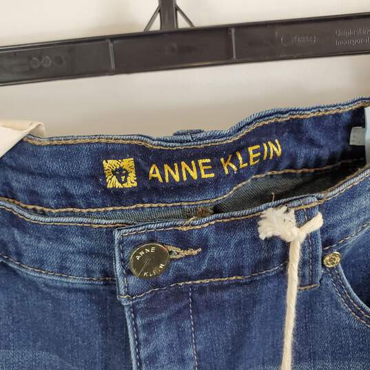 Anne Klein Women Straight Blue Jeans Sz 8 NWT image number 2