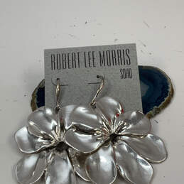 Designer Robert Lee Silver-Tone Morris Soho Floral Drop Earrings alternative image