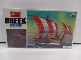 Mini craft Greek Warship Model
