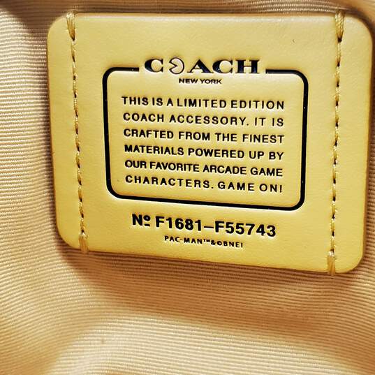 Coach PAC-MAN Limited Edition Brown Leather Crossbody F55743 image number 7