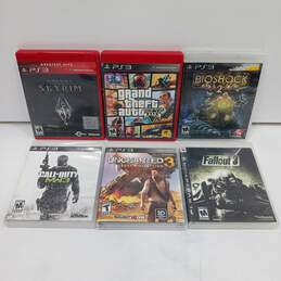Lot of 6 Sony PlayStation 3 Video Games