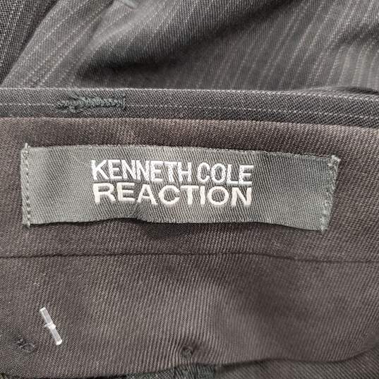 Kenneth Cole Men Black Plaid Dress Pants Sz 32 NWT image number 3