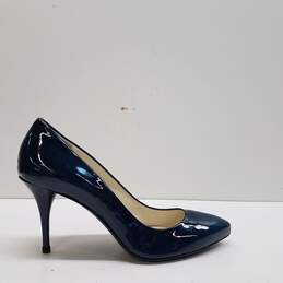 Bettye Muller Patent Leather Pumps Teal 6
