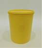 Vintage 70s Tupperware Servalier Yellow Gold Nesting Canister Set image number 1