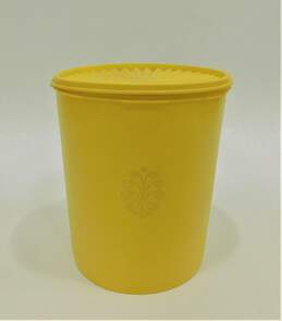 Vintage 70s Tupperware Servalier Yellow Gold Nesting Canister Set