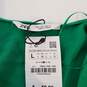 Zara Green Wrap Blouse Top NWT Size L image number 3