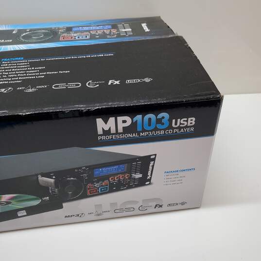 Numark MP103 USB Rackmount Professional CD Player (Open Box) UNTESTED image number 3