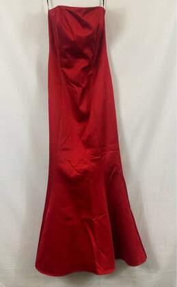ABS By Allen Schwartz Women's Red Strapless Gown- Sz 4 NWT