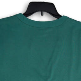 Womens Green V-Neck Short Sleeve Pullover Blouse Top Size Medium alternative image