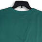 Womens Green V-Neck Short Sleeve Pullover Blouse Top Size Medium image number 2
