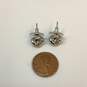 Designer Kate Spade Silver-Tone Knot Fashionable Stud Earrings image number 4