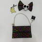 Harvey's Disney Nightmare Before Christmas Oogie Boogie Bugs Seatbelt Wallet Bag Bow Keychain image number 1