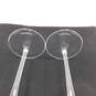 TIFFANY & Co. (2) Two Crystal Long Stem Champagne Flutes Glasses Stemware with COA image number 6