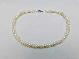Honora 925 White Pearls Beaded Collar Necklace 39g alternative image