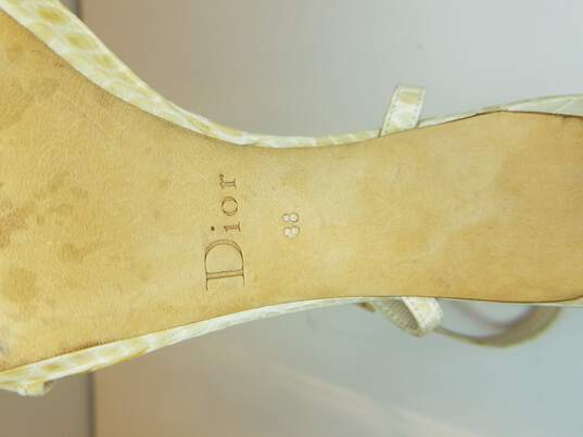 Christian Dior Women Heels Beige Size 38 image number 7