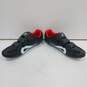 Womens Black Low Top Round Toe Hook And Loops Cycling Shoes US Sz 10.5 image number 2
