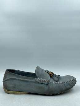 Authentic Gucci Sky Blue Driver Loafers M 8