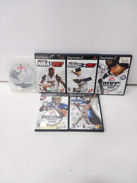 Bundle of 6 Sony PlayStation 2 Video Games image number 1