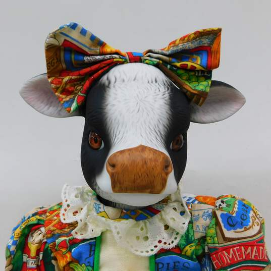 VTG Goebel Betty Jane Carter Doll Mooreen Sweet Cream Musical Cow IOB image number 3