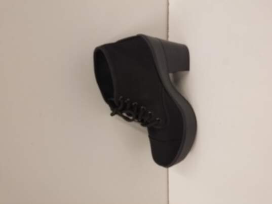 Andrea Black Block Heel Boots Size 8 image number 2