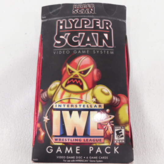 Interstellar Wrestling League INL Game Pack Mattel Hyperscan CIB image number 1