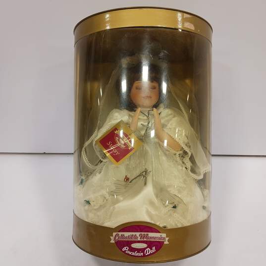 Collectible Memories Genuine Porcelain Doll NIB image number 1