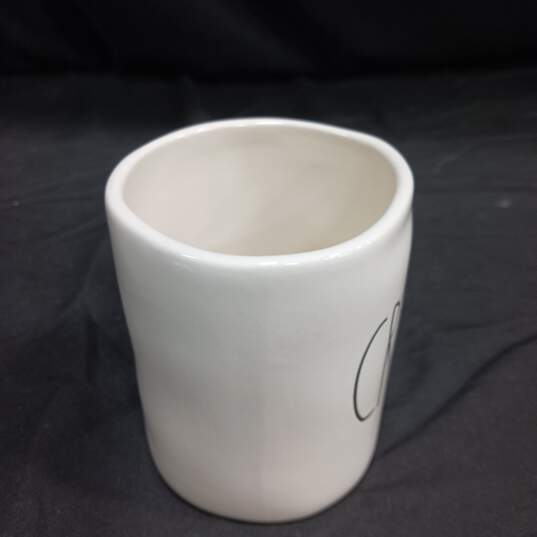 Rae Dunn Create White Ceramic Coffee Mug image number 4