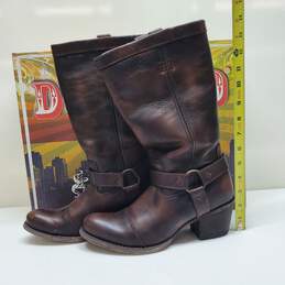 Durango Brown Leather Midcalf Boots alternative image