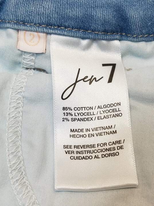 Jen 7 Women's Denim Shorts Size 2 NWT image number 5