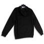 NWT Mens Black Gray Colorblock Long Sleeve Pullover Hoodie Size Medium image number 2