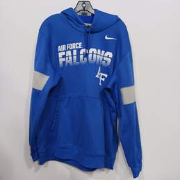 Nike Men's Blue Air Force Falcons Hoodie Size XL