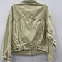 NWT Womens Green Front Pockets Long Sleeve Collared Trucker Jacket Size XS image number 2
