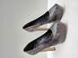 Brian Atwood Women's Black Purple Snake Print Platform Heels Size 7.5 image number 3