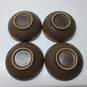 Set of 4 Denby Pottery Stoneware Cotswold Soup Cereal Fruit Bowls Textured Brown image number 4