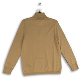 NWT Womens Beige Tight Knit Turtleneck Long Sleeve Pullover Sweater Size L alternative image