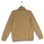 NWT Womens Beige Tight Knit Turtleneck Long Sleeve Pullover Sweater Size L image number 2