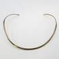 Mexico TG-90 Sterling Silver 13in Choker/Necklace 14.8g image number 1