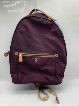 Michael Kors Womens Burgundy Backpack