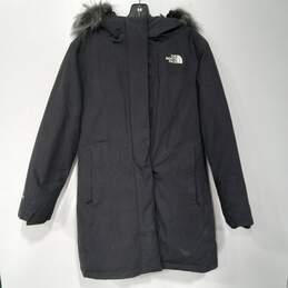 Men's The North Face Black Hooded Winter Coat Size M