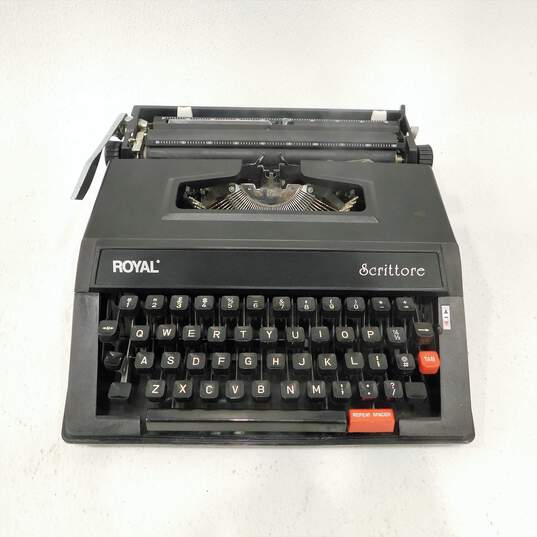 Royal Scrittore Portable Manual Typewriter W/ Case P&R image number 1