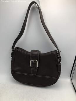 Coach Womens Brown Leather Bag