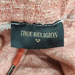 True Religion Women Red Marled Sweatpants L